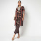 Embroidered Yoke Printed Kurta Set