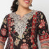 Embroidered Yoke Printed Kurta Set