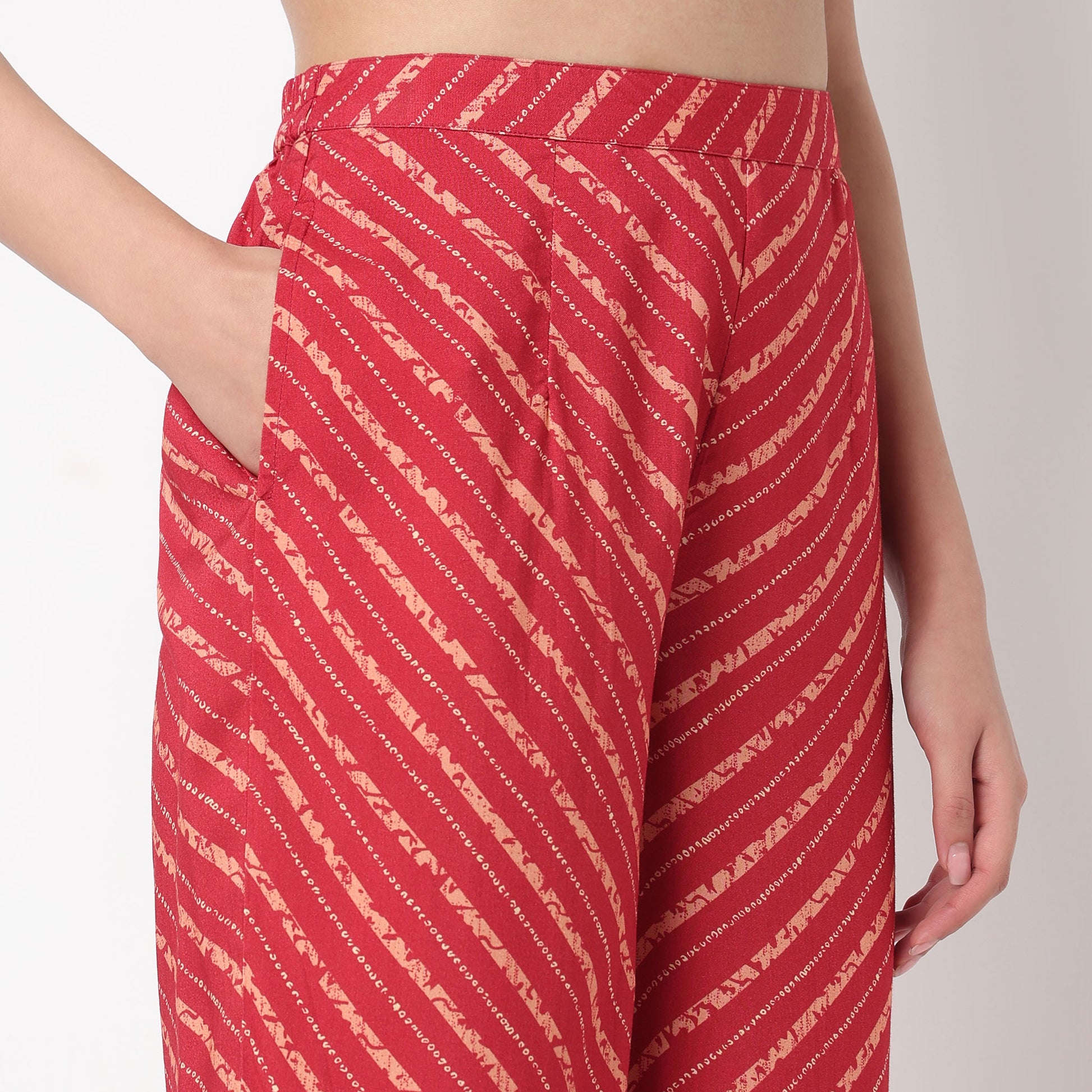 Printed Collar Kurta with Pant Set