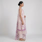 Printed V-Neck Kurta with Pant & Dupatta Set