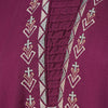 Embroidered V-Neck Straight Kurta with Pant Set