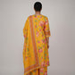 V-Neck A-Line Kurta and Pant with Dupatta Set