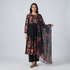 Cotton Printed Kurta and Pant with Dupatta Set