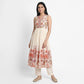 Printed V-Neck Kurta with Pant and Dupatta Set