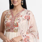 Printed V-Neck Kurta with Pant and Dupatta Set