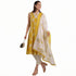 Printed Cotton V-Neck Kurta with Pant & Dupatta Set