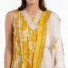Printed Cotton V-Neck Kurta with Pant & Dupatta Set