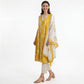 Printed Cotton V-Neck Kurta with Pant & Dupatta Set