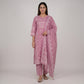 Cotton Printed Kurta with Pant & Dupatta Set