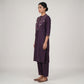 Embroidered A-Line Kurta with Pant Set