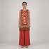 Printed Sleeveless Kurta with Palazzo Set