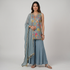 Printed Kurta and Palazzo with Dupatta Set