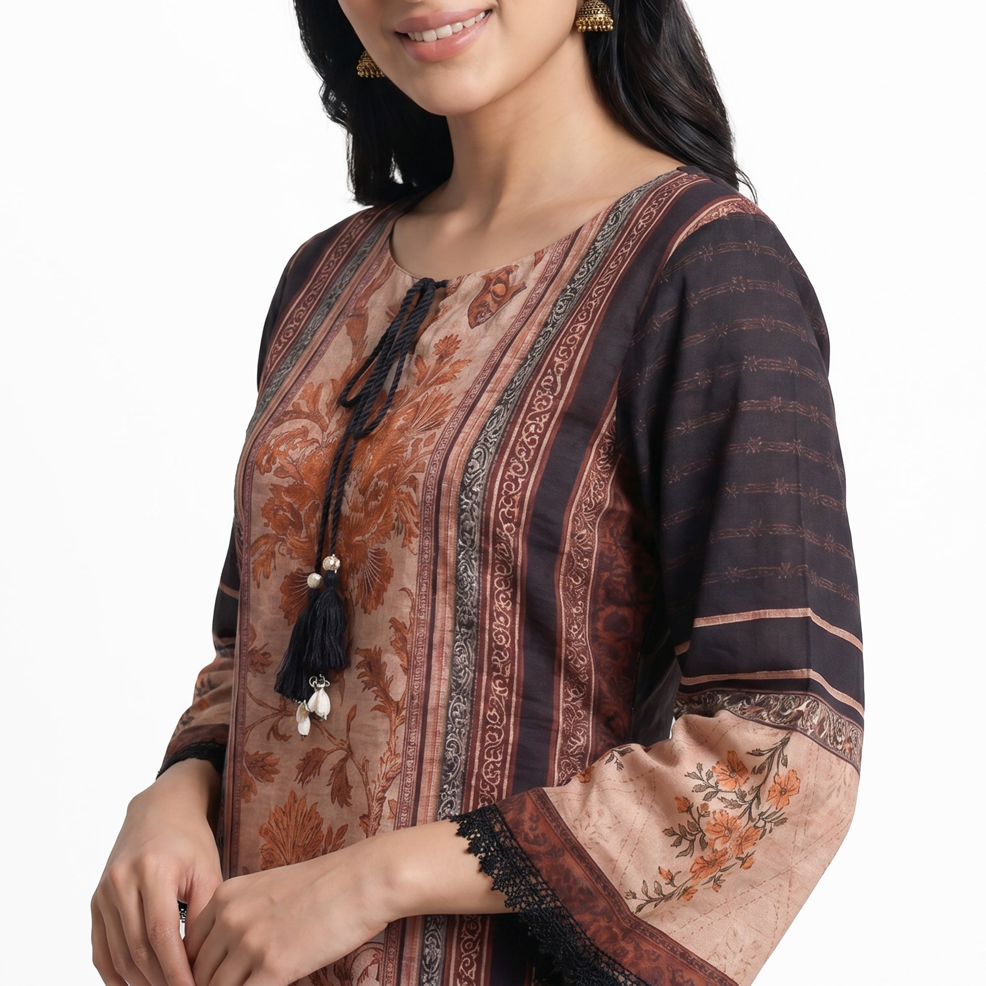 Printed Kurta with Palazzo Set