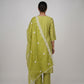 Embroidered Straight Kurta and Pant with Dupatta Set