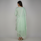 Cotton Embroidered Kurta with Pant and Dupatta Set