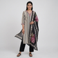 Printed V-Neck Kurta with Pant and Dupatta Set
