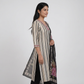Printed V-Neck Kurta with Pant and Dupatta Set