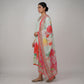 Printed V-Neck Straight Kurta and Pant with Dupatta Set