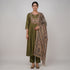 Embroidered Kurta and Pant with Dupatta Set