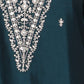 Embroidered V-Neck Kurta with Pant and Dupatta Set