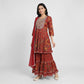 Cotton Printed Kurta with Sharara & Dupatta Set