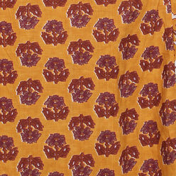 Cotton Printed V-Neck Kurta with Pant and Dupatta Set
