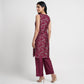 Embellished Straight Kurta with Palazzo and Dupatta Set