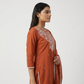 Regular Fit Solid Kurta, Pant & Dupatta Set