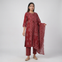 Printed Kurta with Pant and Dupatta Set