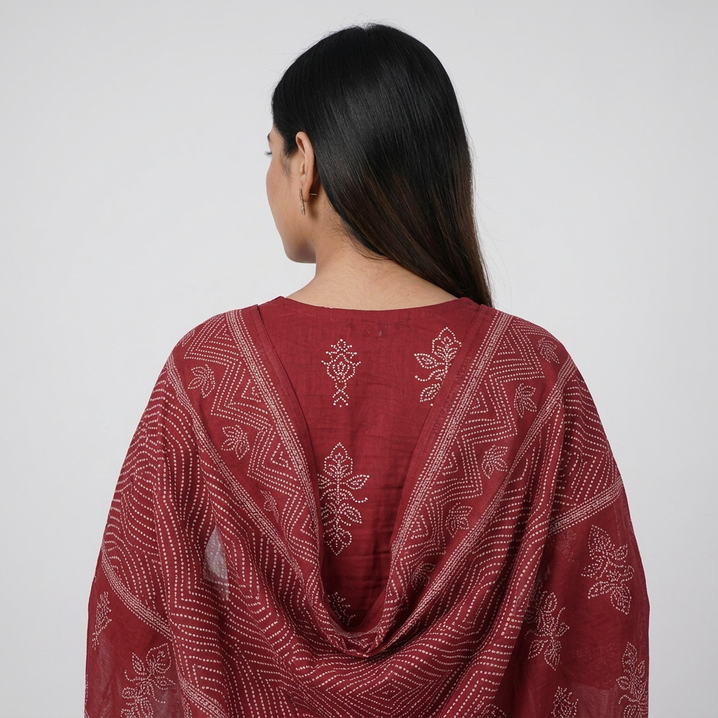 Printed Kurta with Pant and Dupatta Set