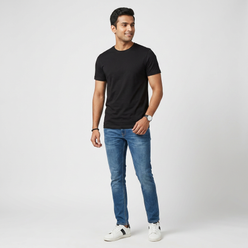 Double Dyed Crew Cotton Plus T-Shirt