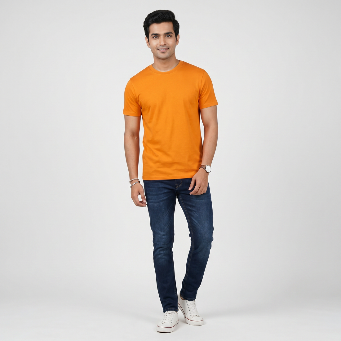 Double Dyed Crew Cotton Plus T-Shirt