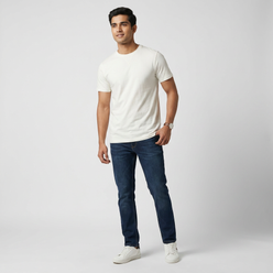 Double Dyed Crew Cotton Plus T-Shirt