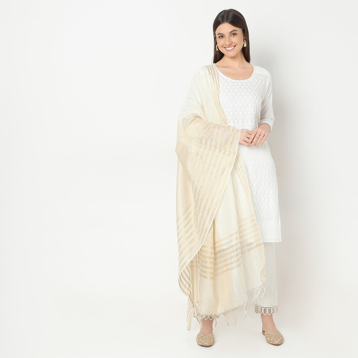 Polyester Solid Dupatta