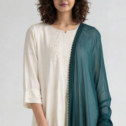 4 Side Lace Chiffon Dupatta
