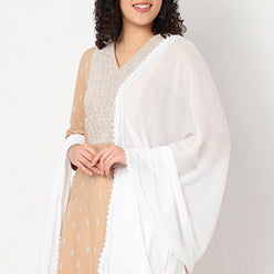 4 Side Lace Chiffon Dupatta