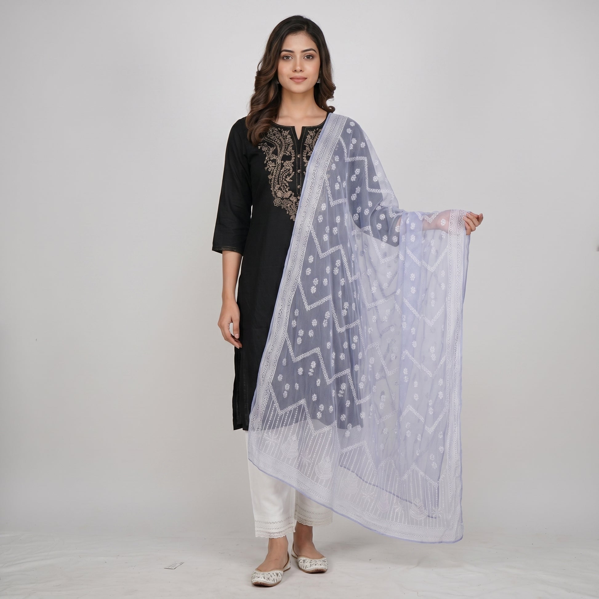 Khadi Printed Chiffon Dupatta