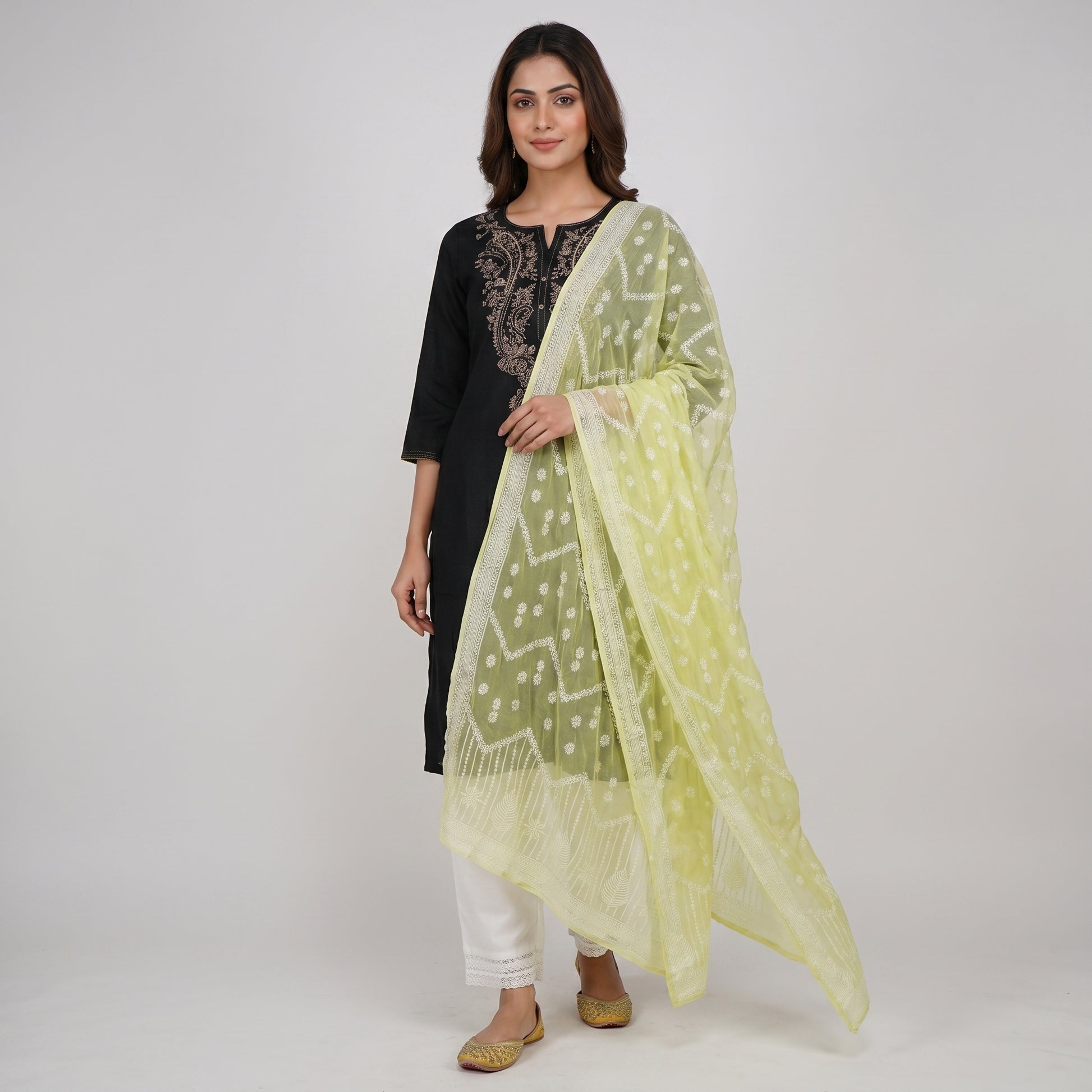 Khadi Printed Chiffon Dupatta