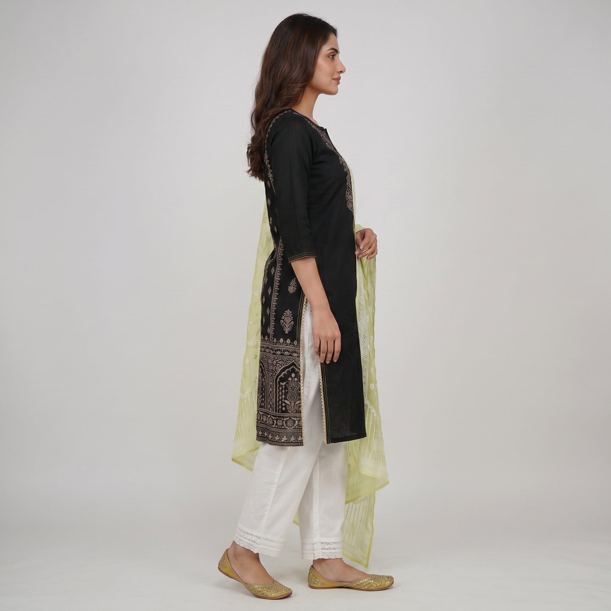 Khadi Printed Chiffon Dupatta