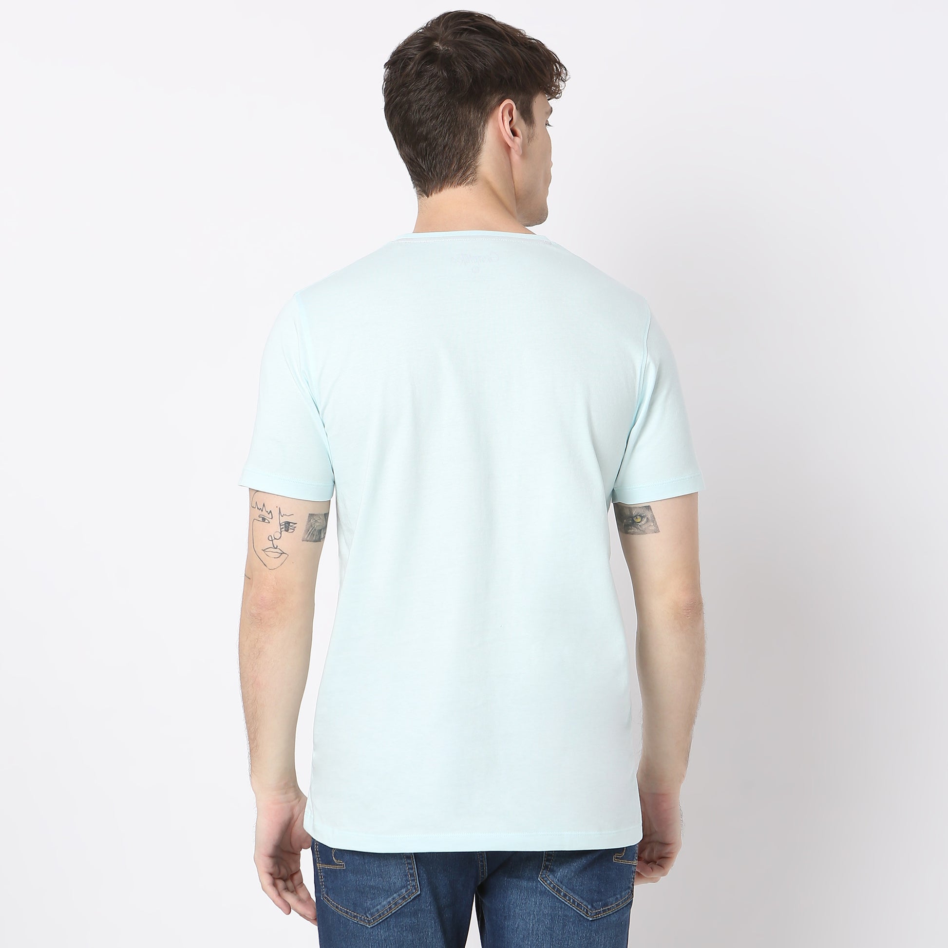 Modern Home Graphic Crew Neck T-Shirt