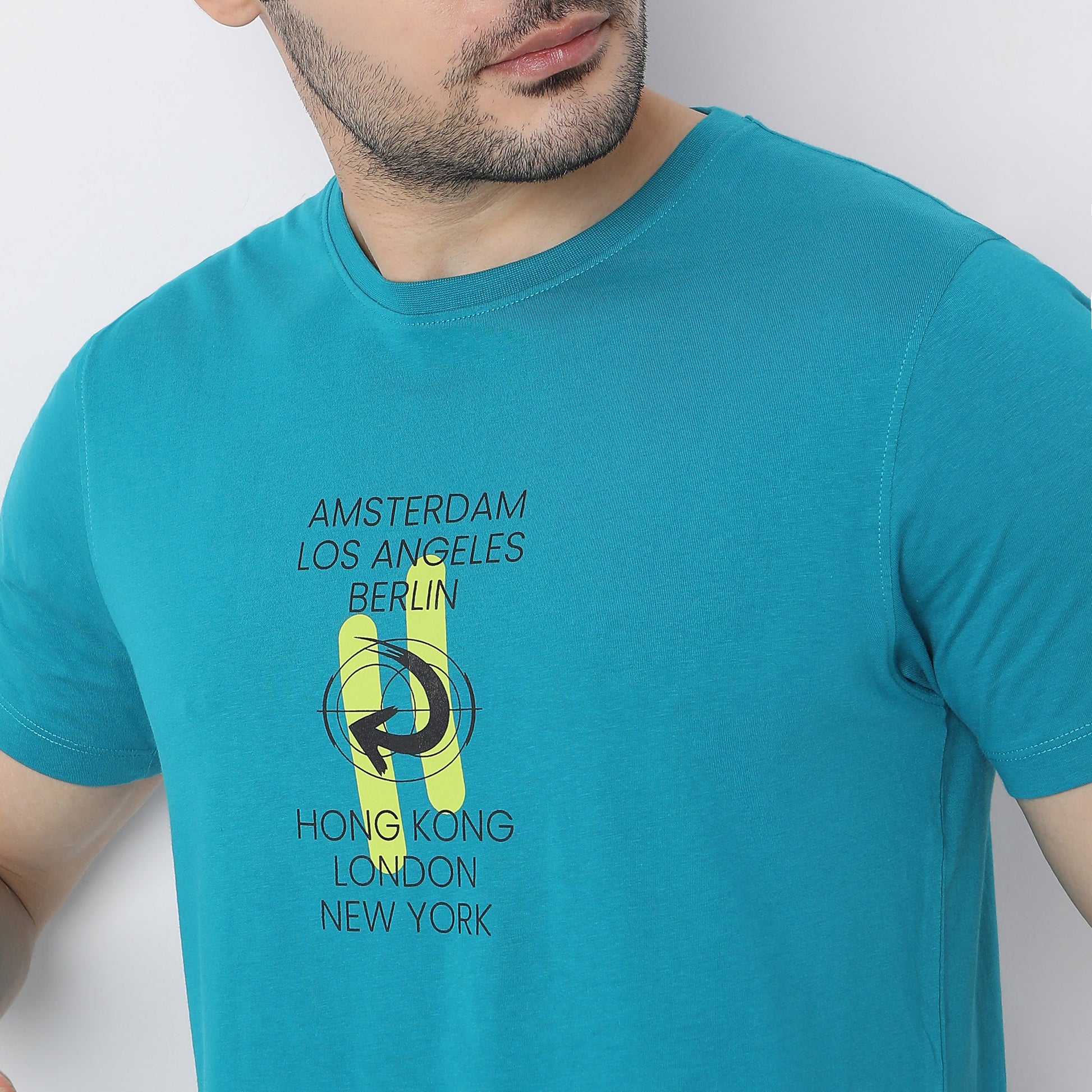 Graphic Crew Neck Modern Home T-Shirt