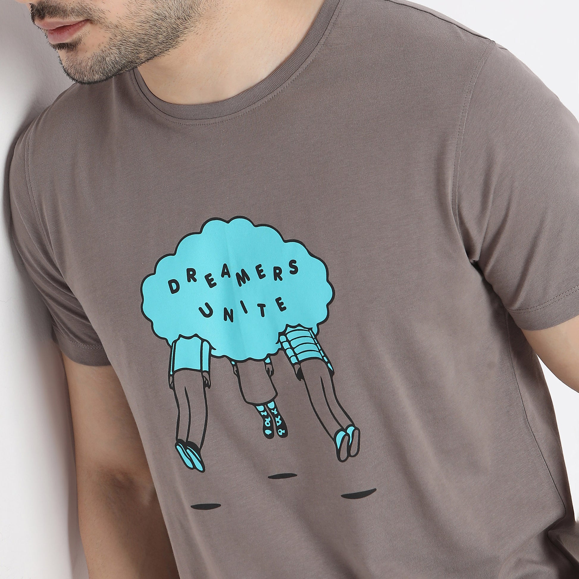 Graphic Crew Neck Modern Home T-Shirt