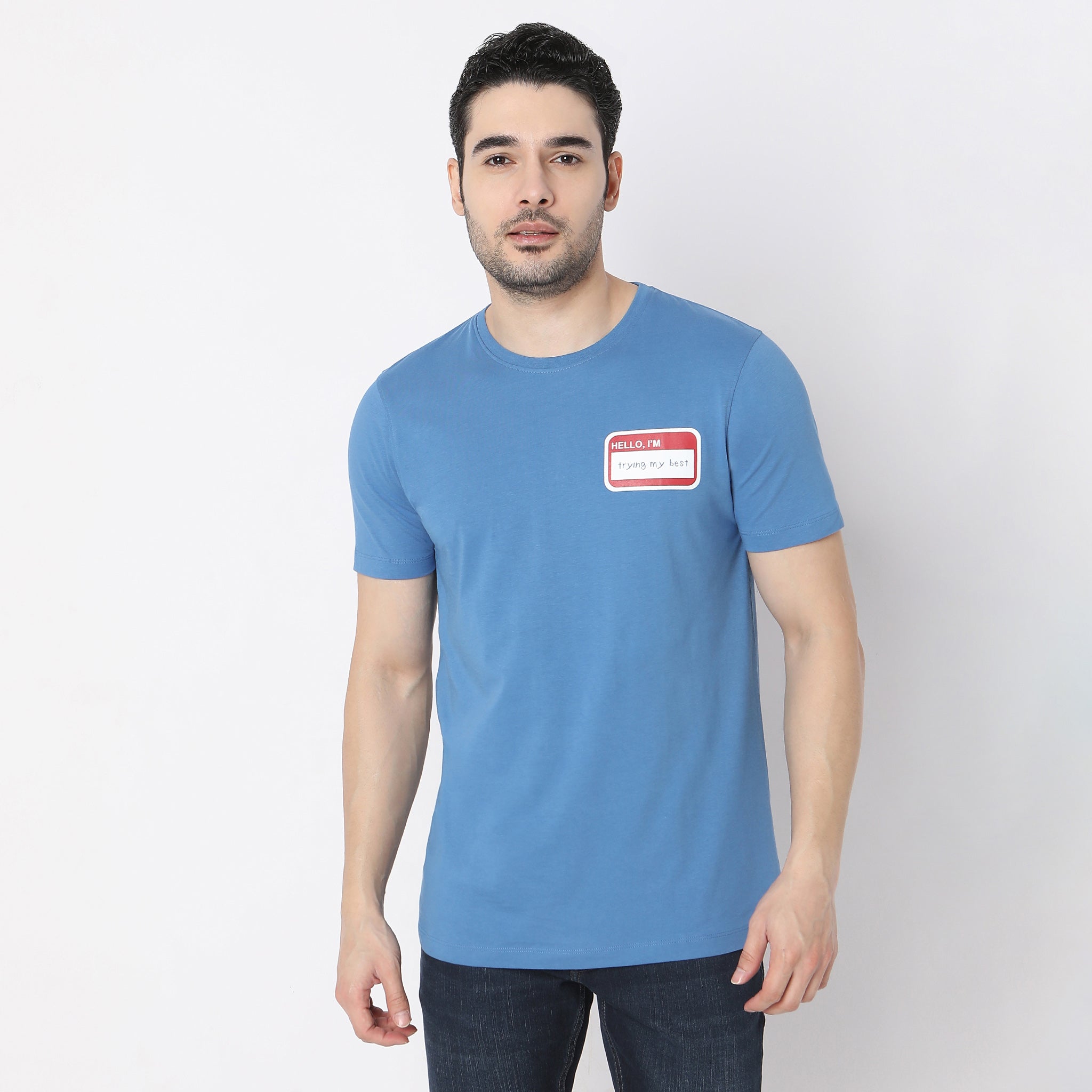 Graphic Crew Neck Modern Home T-Shirt