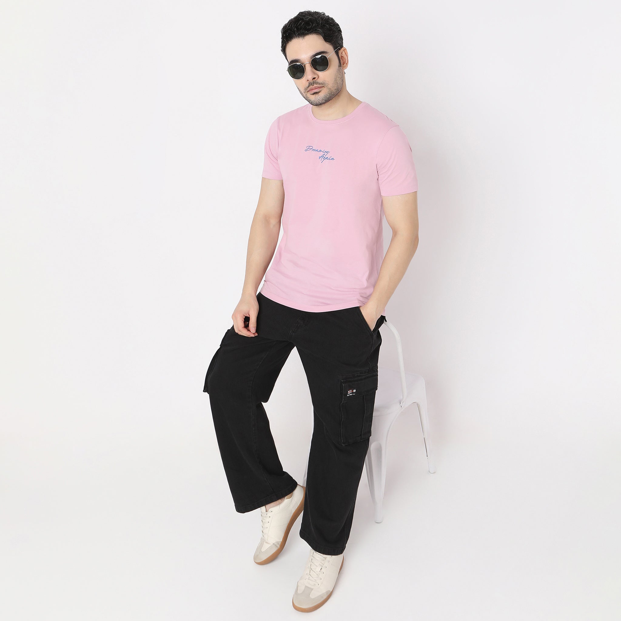 Graphic Crew Neck Modern Home T-Shirt