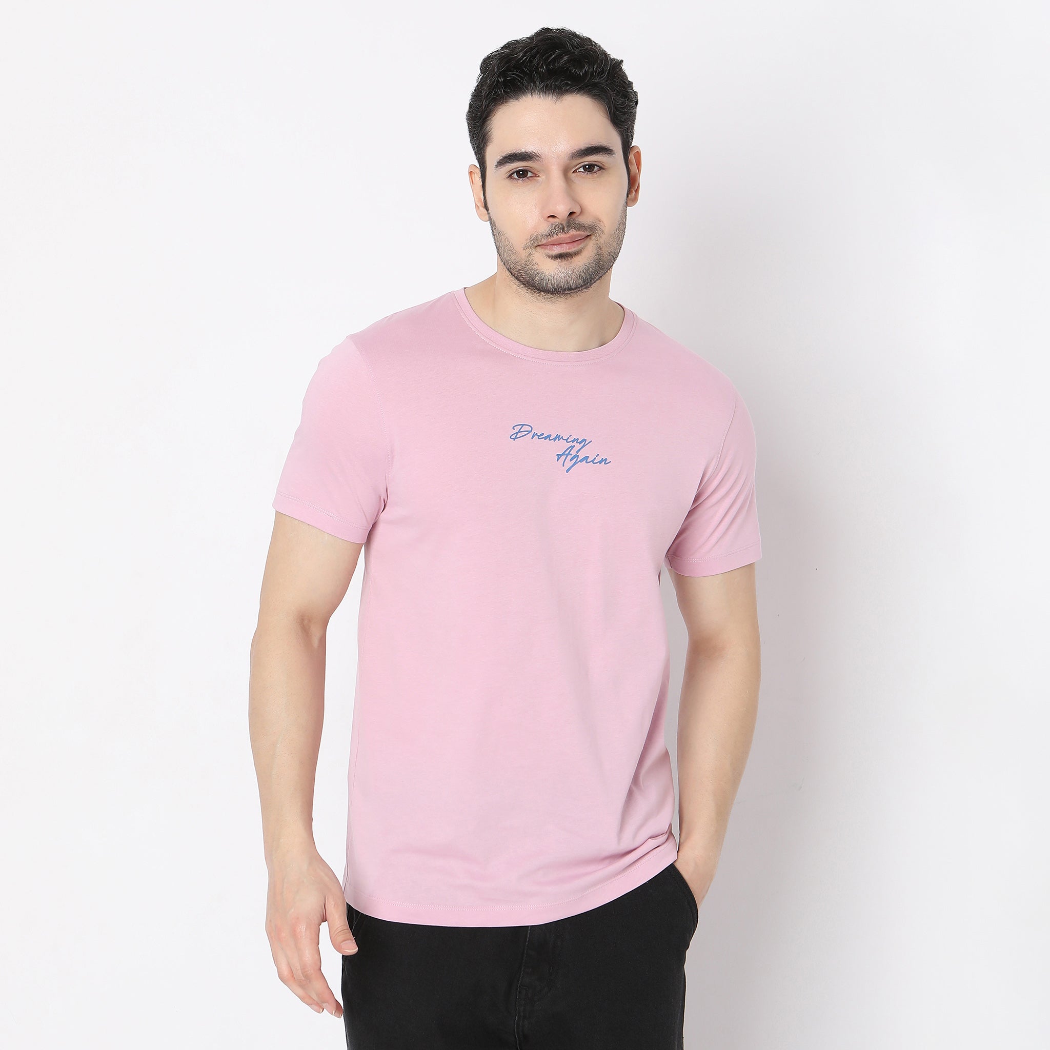 Graphic Crew Neck Modern Home T-Shirt