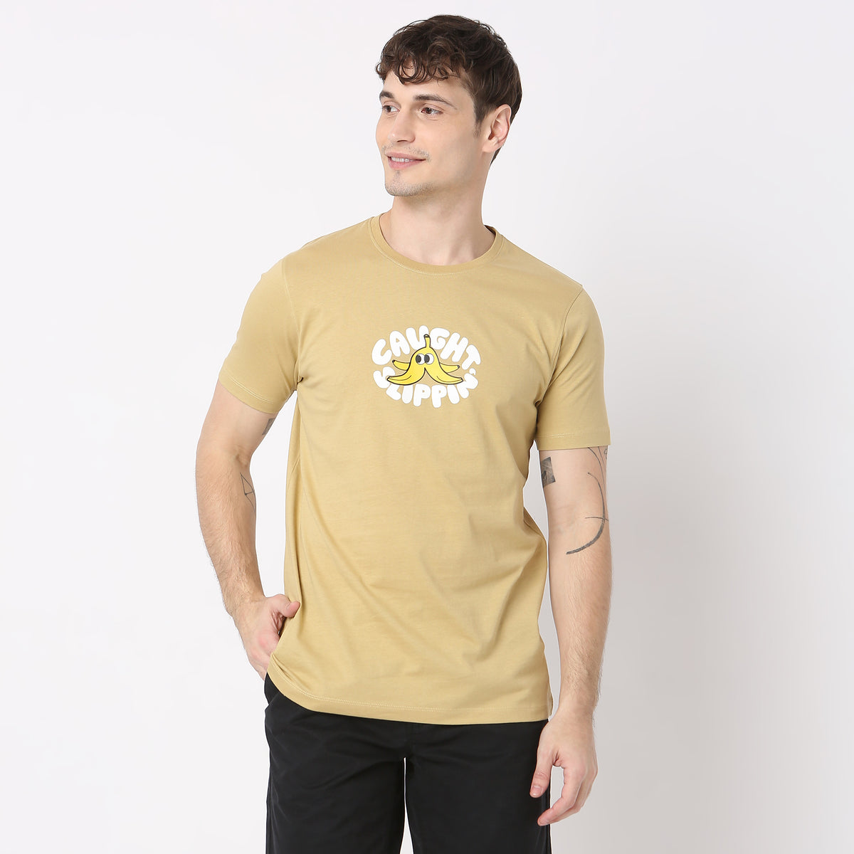 Modern Home Graphic Crew Neck T-Shirt