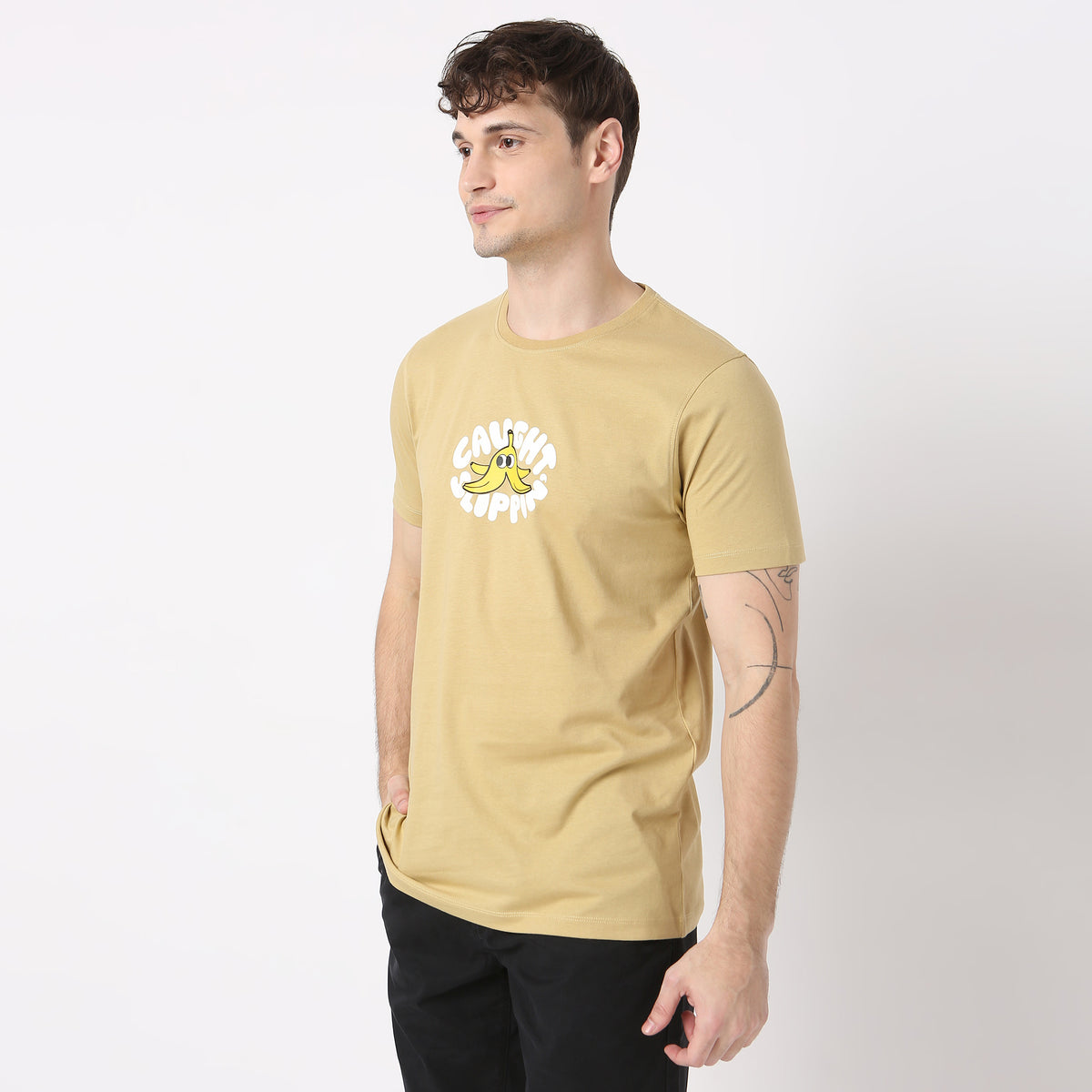 Modern Home Graphic Crew Neck T-Shirt