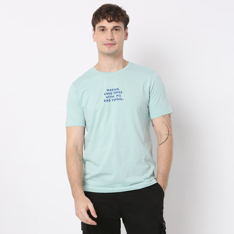 Modern Home Graphic Crew Neck T-Shirt