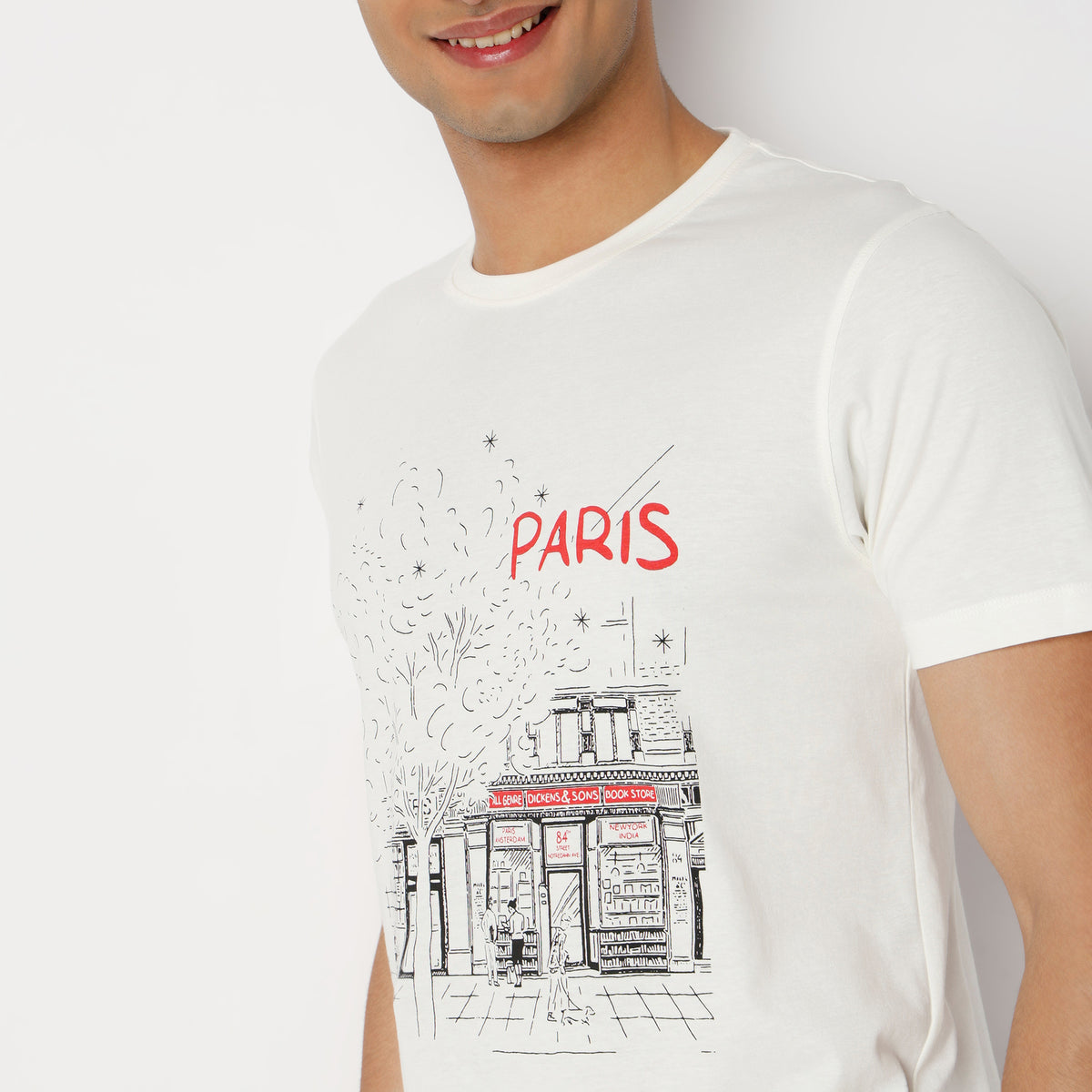 Regular Fit Graphic Regular Length T-Shirt
