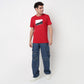 Buy Men Regular Fit Graphic Half Sleeve T-Shirt  - Style Union